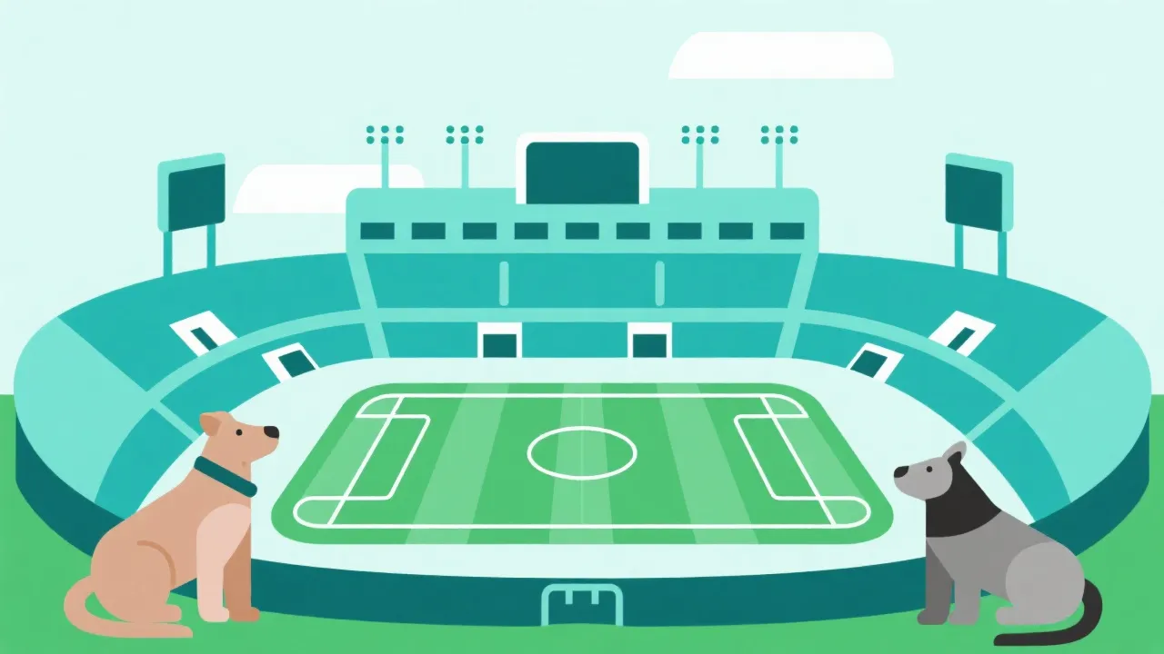 动物运动会信息服务插画