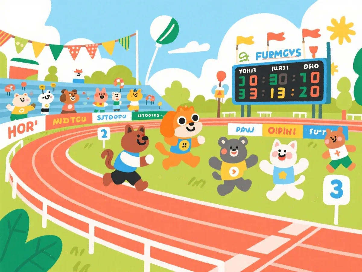 动物运动会首页视觉展示